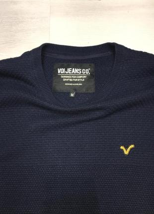 Брендовый мужской реглан пуловер кофта voi jeans оригинал