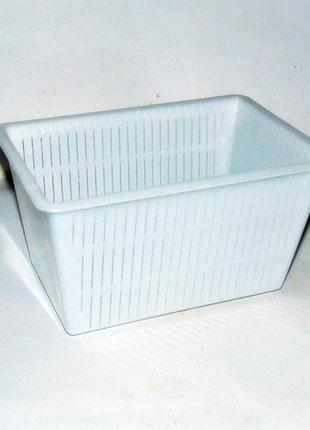 Форма для сиру  консенсус прямокутна до 2 кг. пластикова