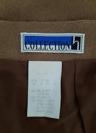 Шерстяная базовая юбка- карандаш германия р 444 фото