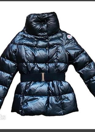 Об'ємний пуховик зимова куртка в стилі moncler