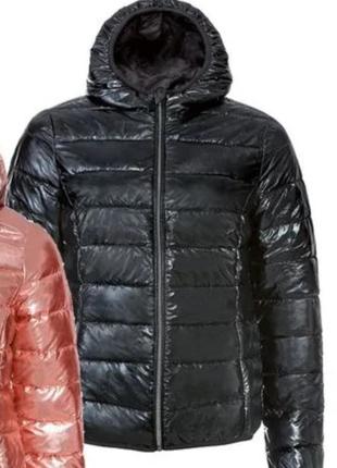Куртка деми черная esmara s  теплая куртка с пропиткой2 фото