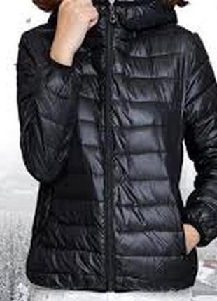 Куртка деми черная esmara s  теплая куртка с пропиткой3 фото