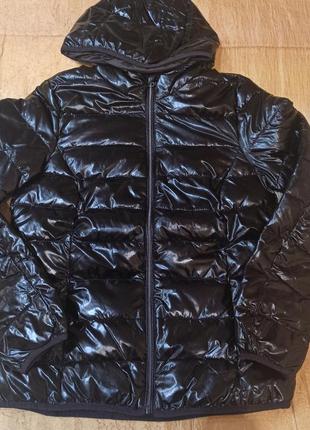 Куртка деми черная esmara s  теплая куртка с пропиткой5 фото