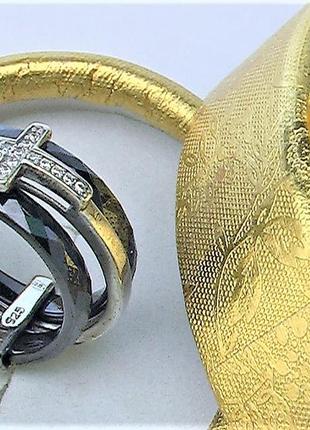 Кольцо перстень серебро 925 проба 5,67 грамма размер 17
