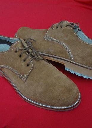 Туфлі clarks натур замш 45-46 розмір