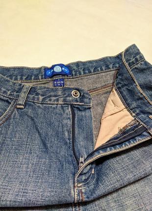 Юбка джинсовая голубая котон большой размер спідниця джинс батал2 фото