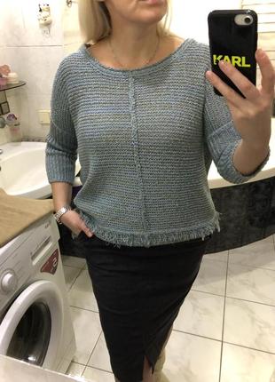 Caroline biss , пуловер , бахрома