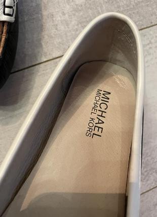 Мокасины кожаные michael kors оригинал кожа размер 36,5-373 фото