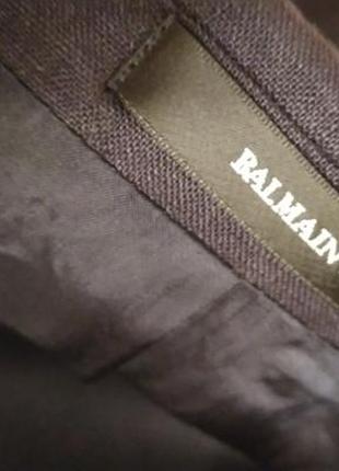 Лляний піджак balmain7 фото