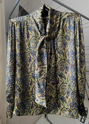 Escada шикарная шелковая блуза винтаж