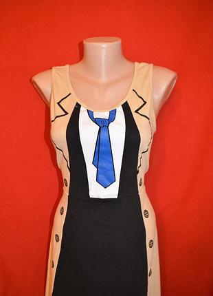 Забавное платье с принтом