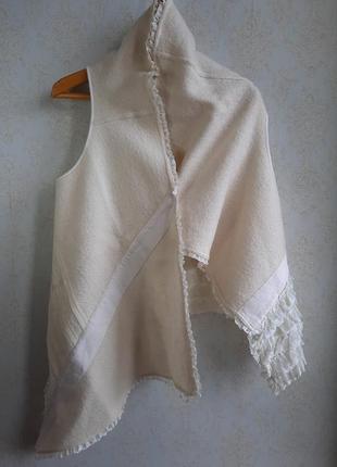 Шерстяная винтажная накидка pero итальялия