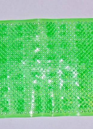 Антиковзаючий килимок у ванну 61х34см "травичка"