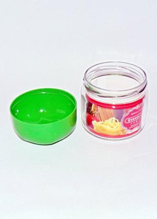 Банка стеклянная с пластиковой крышкой помидора 280 мл