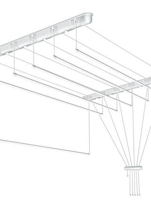 Сушилка потолочная на 6 треугольных прутов 180см