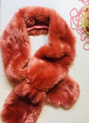 Меховой шарф
