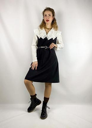 Шерстяное платье сарафан sarah pacini