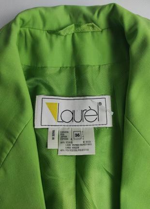 Укороченный винтажный жакет шерсть laurel by escada4 фото