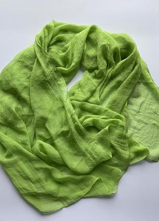 Шёлковое парео шарф большой длинный шовк silk