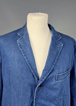 Пиджак джинсовый mcneal blue heritage, качественный3 фото