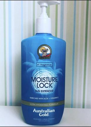 Крем для закріплення засмаги australian gold moisture lock tan extender