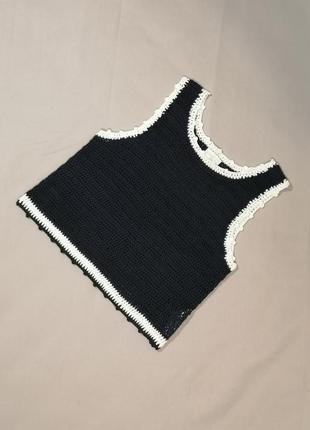 Новий в'язаний топ акрил новий топ
