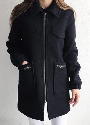 Осенне ровное пальто topshop