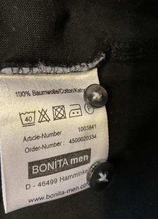 Удобнейшая чёрная трикотажная  хлопковая рубашка/xxxl/ brend bonita5 фото