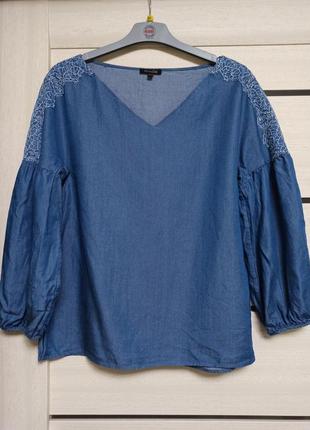 Модний брендовий блуза, кофта вільного крою під джинс від massimo dutti.3 фото