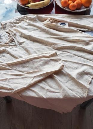 Old navy блуза жіноча літнє xl 50 52 54 натуральна легка