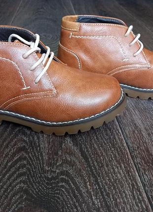 Шкіряні черевики туфлі для хлопчика steve madden 31 р. 20 см