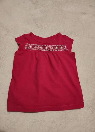 Футболка с открытой спинкой, майка carter's 3t, маломерит