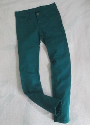 Классные джинсы, стрейч брюки slim fit от тakko fashion германия, 152