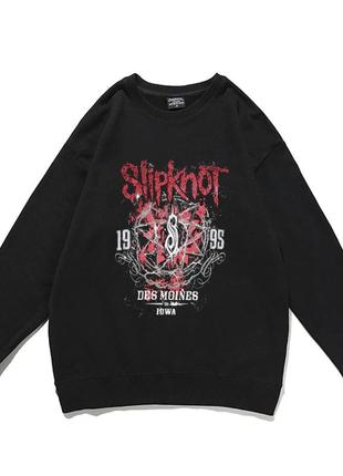 Свитшот черный loys музыка slipknot hell tour