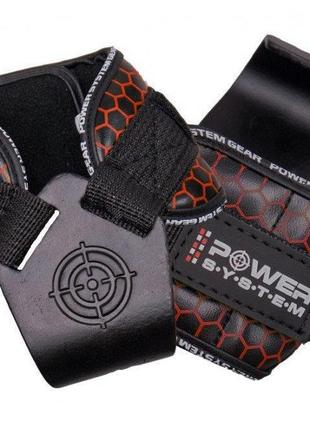 Крюки для тяги на запястья power system hooks v2 ps-3360 black/red xl