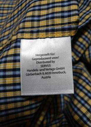 Оригинальная австрийская рубашка в клетку henson & henson8 фото