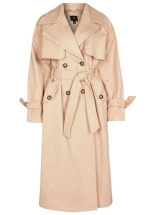 Тренч trench coat великобритания  river island oversize m-xl , тренч , плащ4 фото