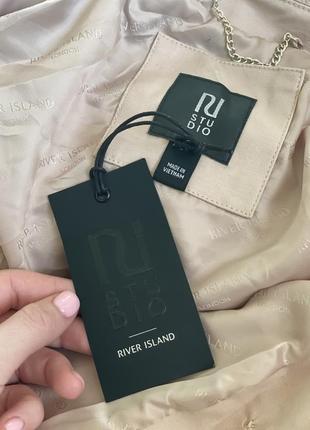 Тренч trench coat великобритания  river island oversize m-xl , тренч , плащ7 фото