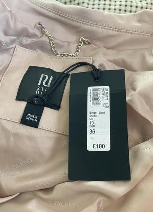 Тренч trench coat великобританія river island oversize m-xl , тренч , плащ9 фото