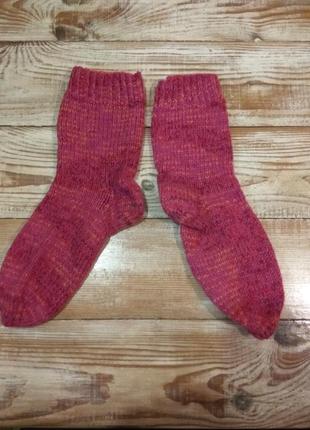 Теплые носки one size на широкую ногу