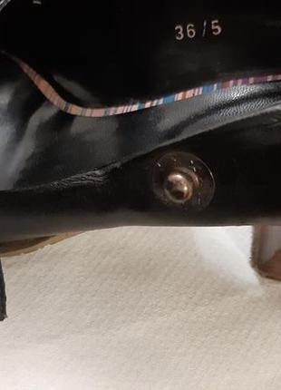 Туфли кожаные чёрного цвета 36р.3 фото