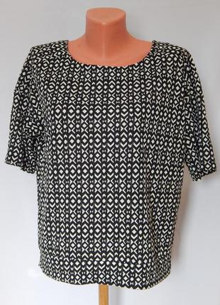 Свитшот*блузка с коротким рукавом от next petite (размер 12-14)