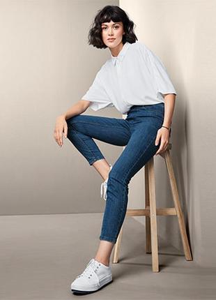 Удобные эластичные джинсы tcm tchibo. xs-s-m-l.1 фото