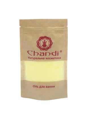 Сіль для ванни "сандал і агарове дерево" chandi, 60 г