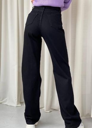 Джинси палаццо прямі кльош жіночі штани2 фото