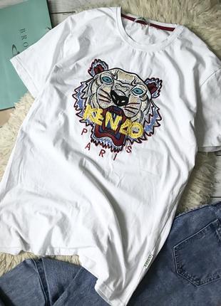 Футболка з тигром в стрази в стилі kenzo2 фото