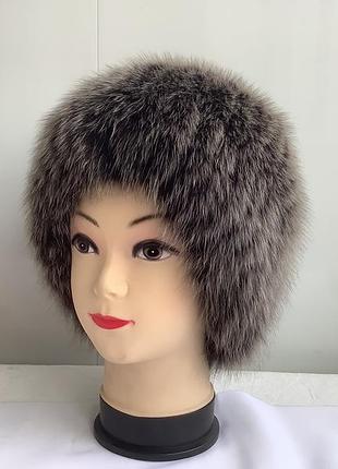 Шапка жіноча песець хутро