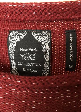 Светр new york yoki collection червоний3 фото