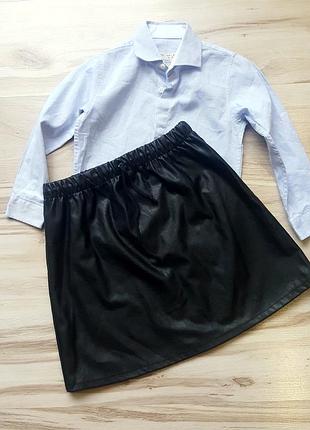 Спідниця шкіряна,спідниця з еко шкіри boohoo