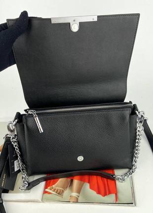 Женская кожаная сумка через и на плечо на три отделения polina & eiterou4 фото